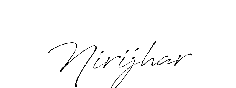 Make a beautiful signature design for name Nirijhar. Use this online signature maker to create a handwritten signature for free. Nirijhar signature style 6 images and pictures png