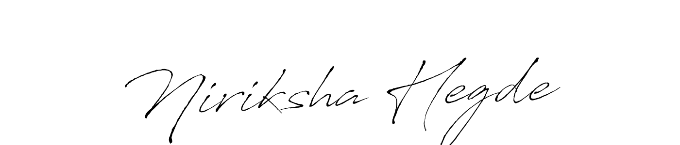 It looks lik you need a new signature style for name Niriksha Hegde. Design unique handwritten (Antro_Vectra) signature with our free signature maker in just a few clicks. Niriksha Hegde signature style 6 images and pictures png