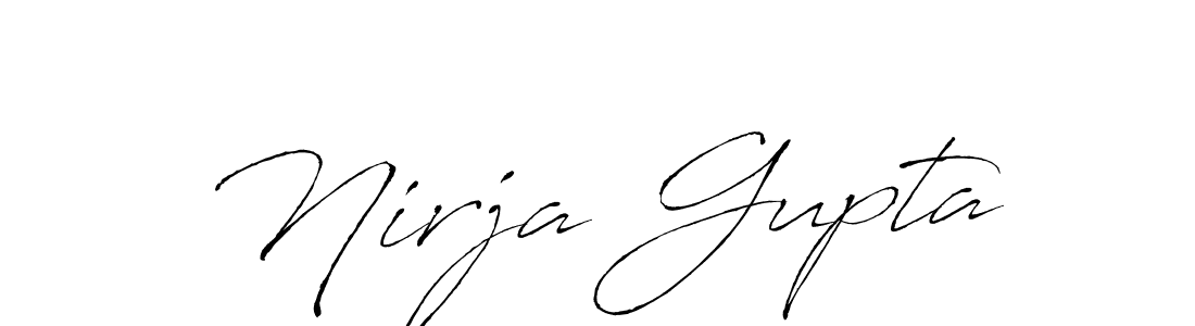 Also we have Nirja Gupta name is the best signature style. Create professional handwritten signature collection using Antro_Vectra autograph style. Nirja Gupta signature style 6 images and pictures png