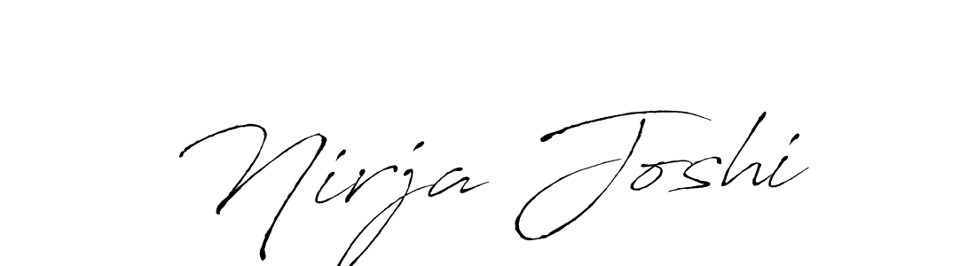 Use a signature maker to create a handwritten signature online. With this signature software, you can design (Antro_Vectra) your own signature for name Nirja Joshi. Nirja Joshi signature style 6 images and pictures png