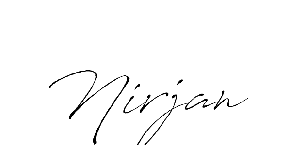 Make a beautiful signature design for name Nirjan. Use this online signature maker to create a handwritten signature for free. Nirjan signature style 6 images and pictures png