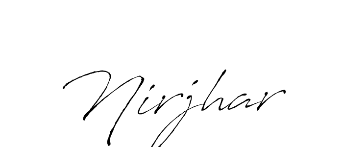 Use a signature maker to create a handwritten signature online. With this signature software, you can design (Antro_Vectra) your own signature for name Nirjhar. Nirjhar signature style 6 images and pictures png