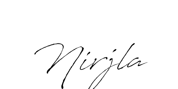 Make a beautiful signature design for name Nirjla. Use this online signature maker to create a handwritten signature for free. Nirjla signature style 6 images and pictures png