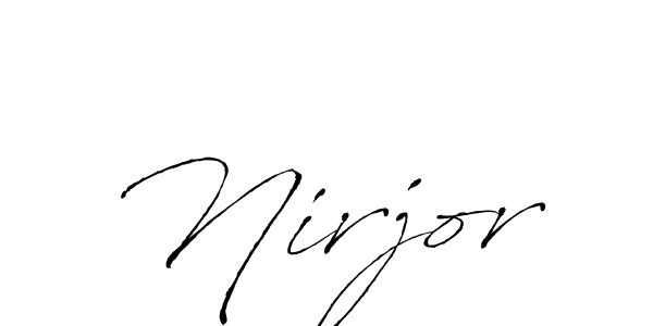 Make a beautiful signature design for name Nirjor. Use this online signature maker to create a handwritten signature for free. Nirjor signature style 6 images and pictures png