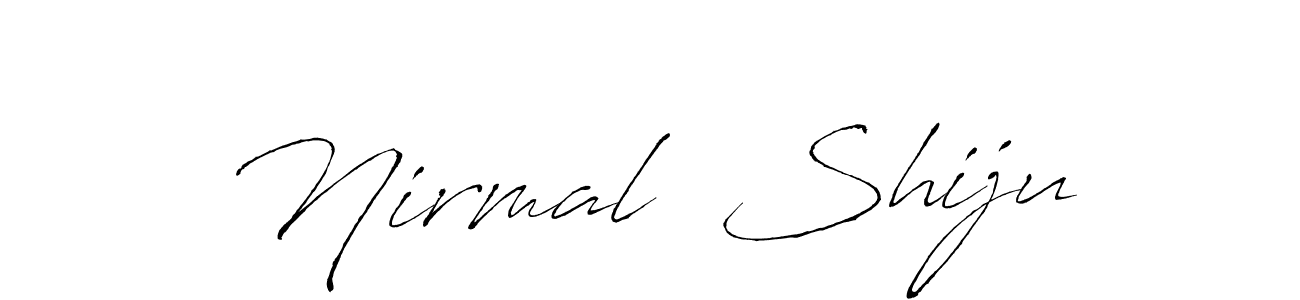 Design your own signature with our free online signature maker. With this signature software, you can create a handwritten (Antro_Vectra) signature for name Nirmal  Shiju. Nirmal  Shiju signature style 6 images and pictures png