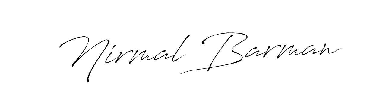 You should practise on your own different ways (Antro_Vectra) to write your name (Nirmal Barman) in signature. don't let someone else do it for you. Nirmal Barman signature style 6 images and pictures png