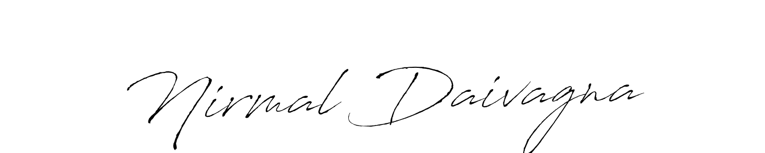 Use a signature maker to create a handwritten signature online. With this signature software, you can design (Antro_Vectra) your own signature for name Nirmal Daivagna. Nirmal Daivagna signature style 6 images and pictures png