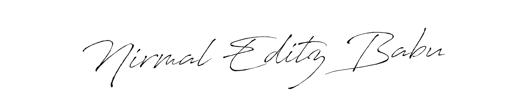 Make a short Nirmal Editz Babu signature style. Manage your documents anywhere anytime using Antro_Vectra. Create and add eSignatures, submit forms, share and send files easily. Nirmal Editz Babu signature style 6 images and pictures png