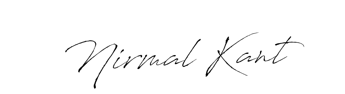 See photos of Nirmal Kant official signature by Spectra . Check more albums & portfolios. Read reviews & check more about Antro_Vectra font. Nirmal Kant signature style 6 images and pictures png