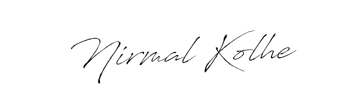 Make a short Nirmal Kolhe signature style. Manage your documents anywhere anytime using Antro_Vectra. Create and add eSignatures, submit forms, share and send files easily. Nirmal Kolhe signature style 6 images and pictures png