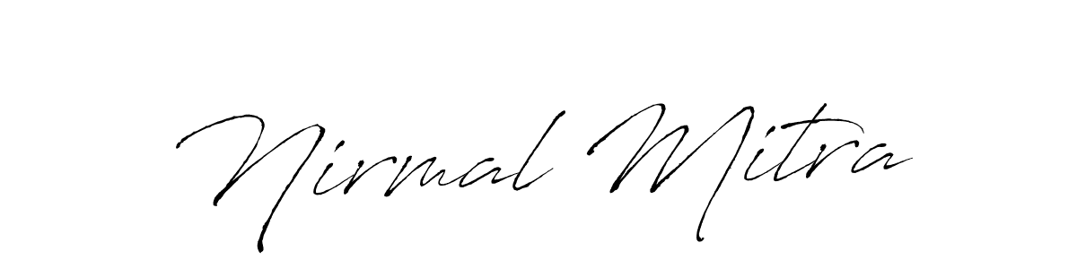 Similarly Antro_Vectra is the best handwritten signature design. Signature creator online .You can use it as an online autograph creator for name Nirmal Mitra. Nirmal Mitra signature style 6 images and pictures png