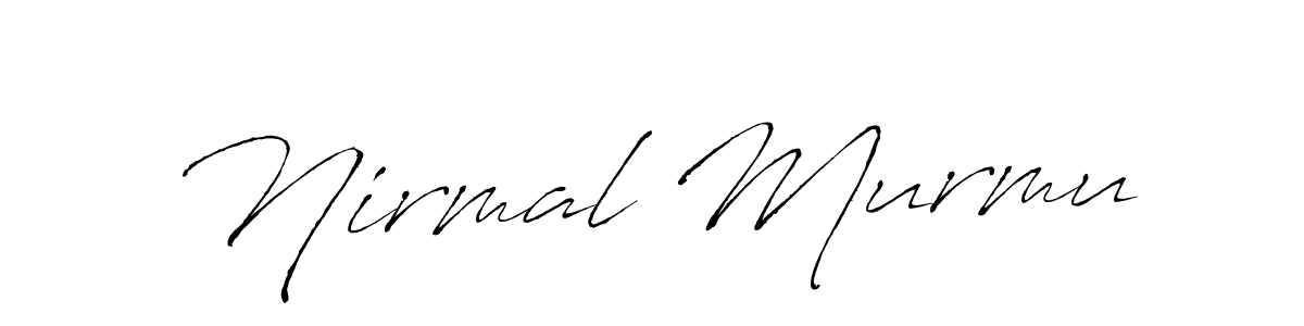 Similarly Antro_Vectra is the best handwritten signature design. Signature creator online .You can use it as an online autograph creator for name Nirmal Murmu. Nirmal Murmu signature style 6 images and pictures png