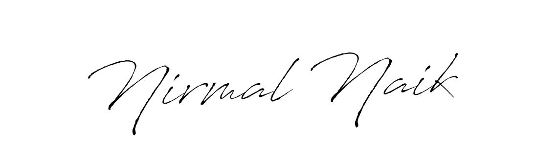 if you are searching for the best signature style for your name Nirmal Naik. so please give up your signature search. here we have designed multiple signature styles  using Antro_Vectra. Nirmal Naik signature style 6 images and pictures png