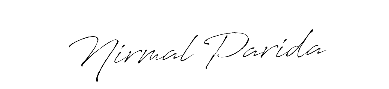 How to make Nirmal Parida signature? Antro_Vectra is a professional autograph style. Create handwritten signature for Nirmal Parida name. Nirmal Parida signature style 6 images and pictures png