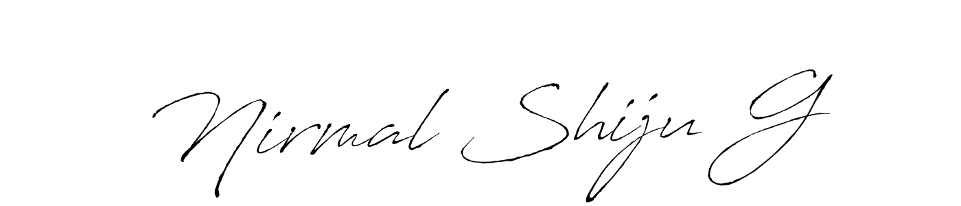 You can use this online signature creator to create a handwritten signature for the name Nirmal Shiju G. This is the best online autograph maker. Nirmal Shiju G signature style 6 images and pictures png