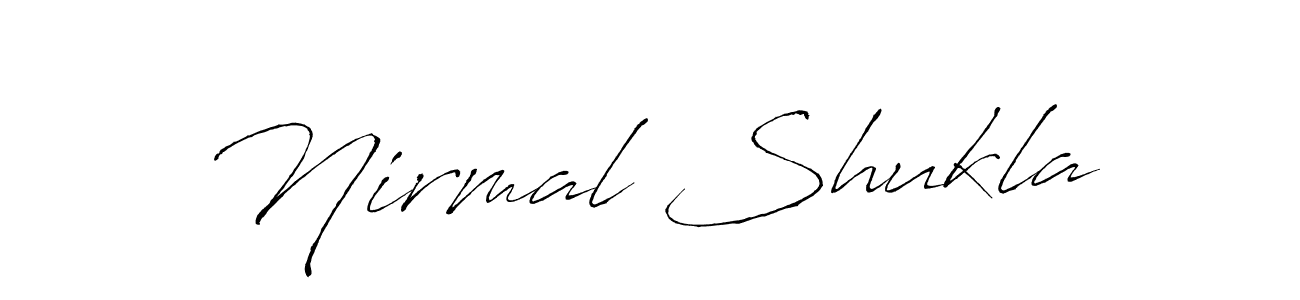 You can use this online signature creator to create a handwritten signature for the name Nirmal Shukla. This is the best online autograph maker. Nirmal Shukla signature style 6 images and pictures png