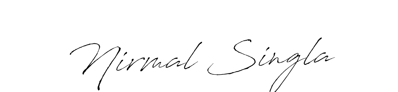 You can use this online signature creator to create a handwritten signature for the name Nirmal Singla. This is the best online autograph maker. Nirmal Singla signature style 6 images and pictures png