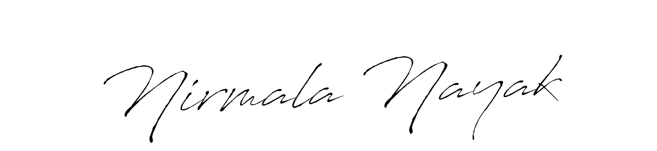 Create a beautiful signature design for name Nirmala Nayak. With this signature (Antro_Vectra) fonts, you can make a handwritten signature for free. Nirmala Nayak signature style 6 images and pictures png