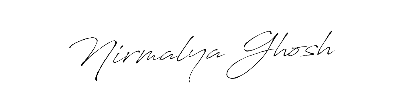 How to make Nirmalya Ghosh signature? Antro_Vectra is a professional autograph style. Create handwritten signature for Nirmalya Ghosh name. Nirmalya Ghosh signature style 6 images and pictures png