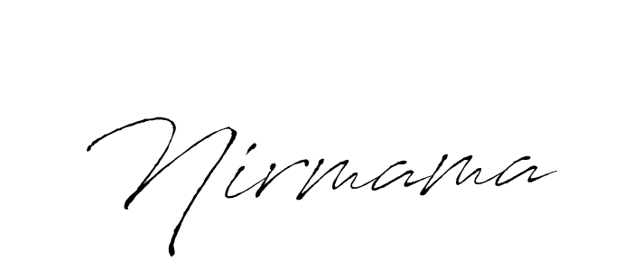 You should practise on your own different ways (Antro_Vectra) to write your name (Nirmama) in signature. don't let someone else do it for you. Nirmama signature style 6 images and pictures png