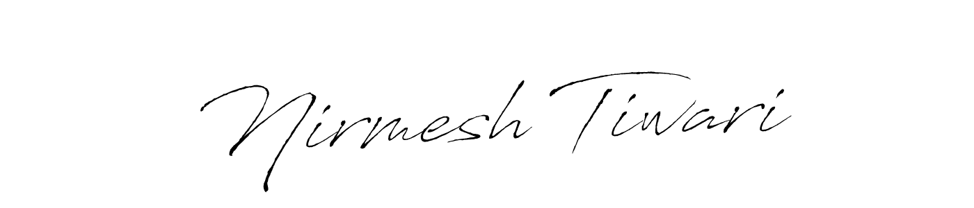 Nirmesh Tiwari stylish signature style. Best Handwritten Sign (Antro_Vectra) for my name. Handwritten Signature Collection Ideas for my name Nirmesh Tiwari. Nirmesh Tiwari signature style 6 images and pictures png