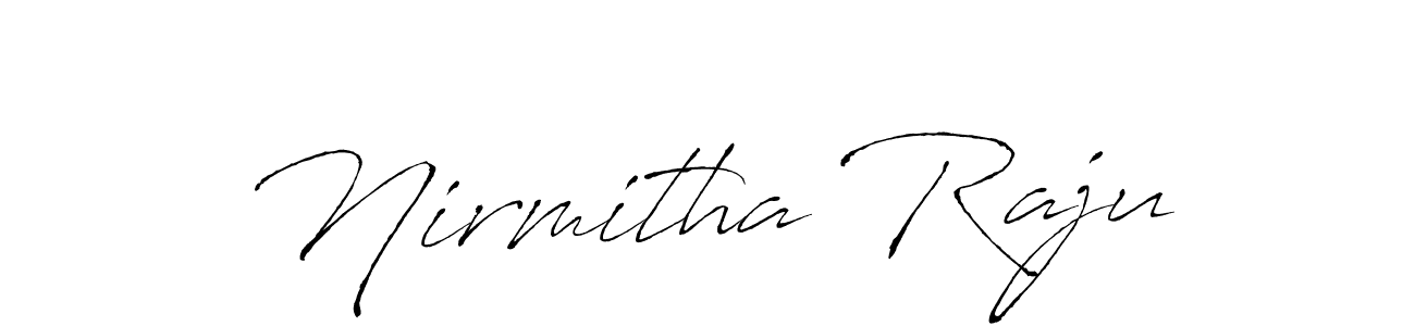 It looks lik you need a new signature style for name Nirmitha Raju. Design unique handwritten (Antro_Vectra) signature with our free signature maker in just a few clicks. Nirmitha Raju signature style 6 images and pictures png