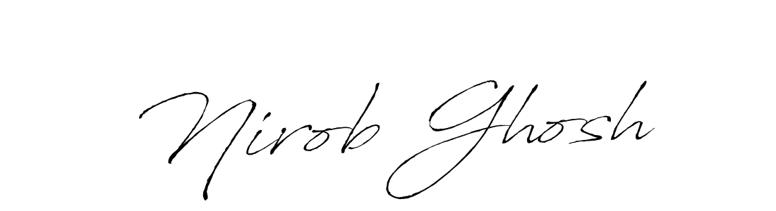 Similarly Antro_Vectra is the best handwritten signature design. Signature creator online .You can use it as an online autograph creator for name Nirob Ghosh. Nirob Ghosh signature style 6 images and pictures png