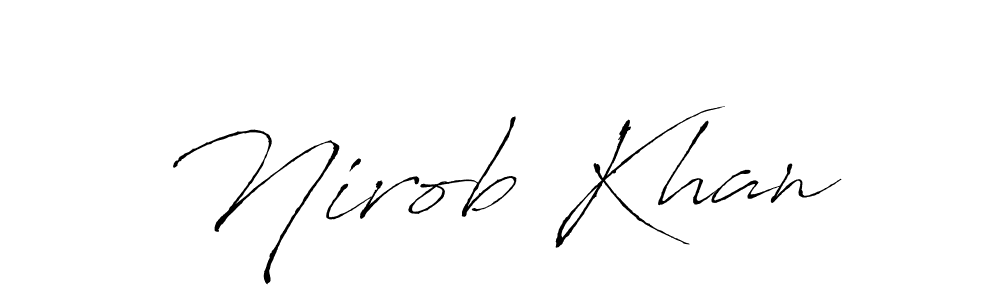 Make a short Nirob Khan signature style. Manage your documents anywhere anytime using Antro_Vectra. Create and add eSignatures, submit forms, share and send files easily. Nirob Khan signature style 6 images and pictures png
