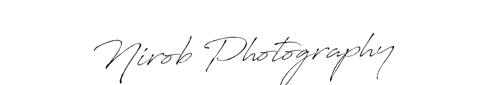 if you are searching for the best signature style for your name Nirob Photography. so please give up your signature search. here we have designed multiple signature styles  using Antro_Vectra. Nirob Photography signature style 6 images and pictures png