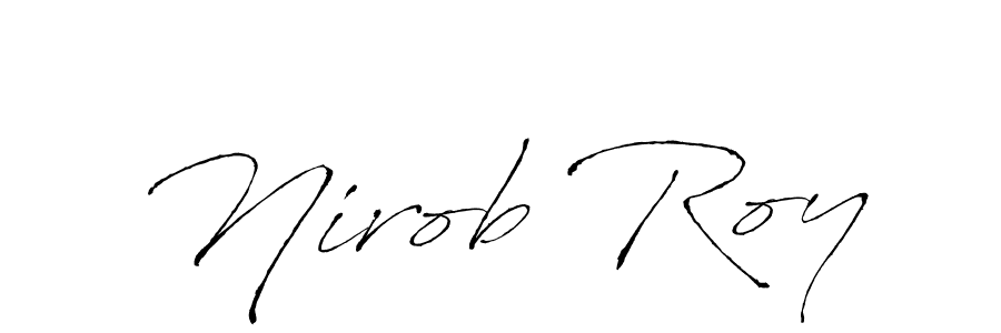 Nirob Roy stylish signature style. Best Handwritten Sign (Antro_Vectra) for my name. Handwritten Signature Collection Ideas for my name Nirob Roy. Nirob Roy signature style 6 images and pictures png