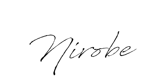 Similarly Antro_Vectra is the best handwritten signature design. Signature creator online .You can use it as an online autograph creator for name Nirobe. Nirobe signature style 6 images and pictures png