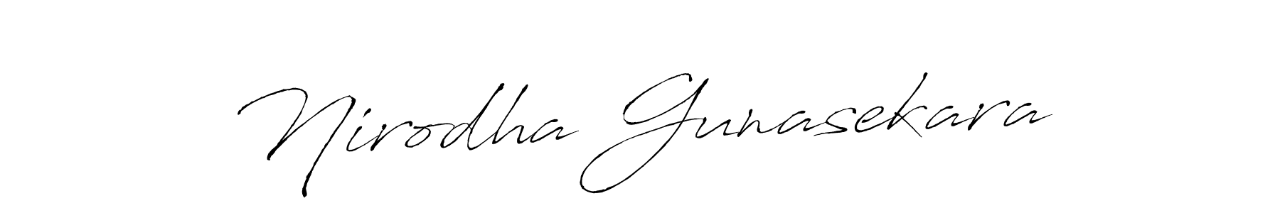 The best way (Antro_Vectra) to make a short signature is to pick only two or three words in your name. The name Nirodha Gunasekara include a total of six letters. For converting this name. Nirodha Gunasekara signature style 6 images and pictures png