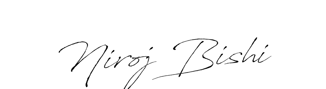 Use a signature maker to create a handwritten signature online. With this signature software, you can design (Antro_Vectra) your own signature for name Niroj Bishi. Niroj Bishi signature style 6 images and pictures png