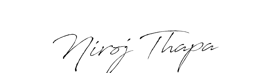 Niroj Thapa stylish signature style. Best Handwritten Sign (Antro_Vectra) for my name. Handwritten Signature Collection Ideas for my name Niroj Thapa. Niroj Thapa signature style 6 images and pictures png