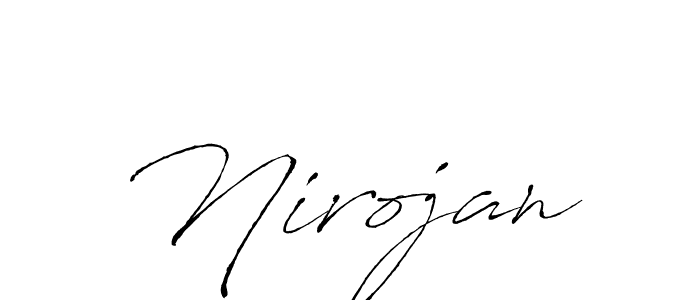 Use a signature maker to create a handwritten signature online. With this signature software, you can design (Antro_Vectra) your own signature for name Nirojan. Nirojan signature style 6 images and pictures png