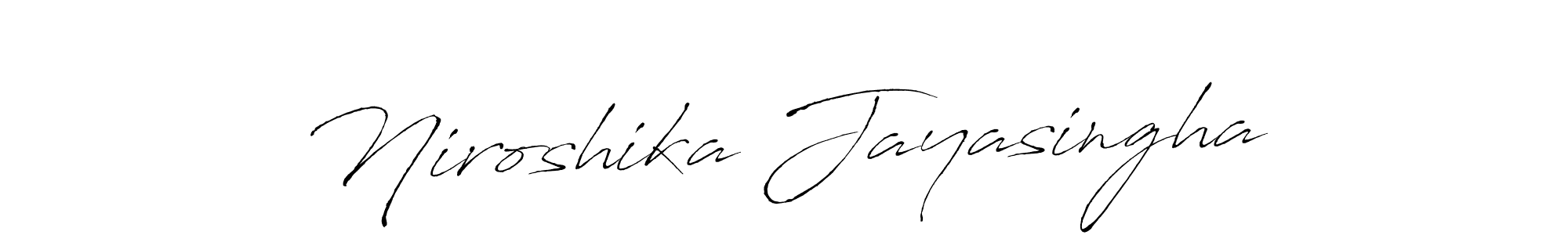 It looks lik you need a new signature style for name Niroshika Jayasingha. Design unique handwritten (Antro_Vectra) signature with our free signature maker in just a few clicks. Niroshika Jayasingha signature style 6 images and pictures png