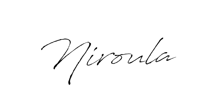 Niroula stylish signature style. Best Handwritten Sign (Antro_Vectra) for my name. Handwritten Signature Collection Ideas for my name Niroula. Niroula signature style 6 images and pictures png
