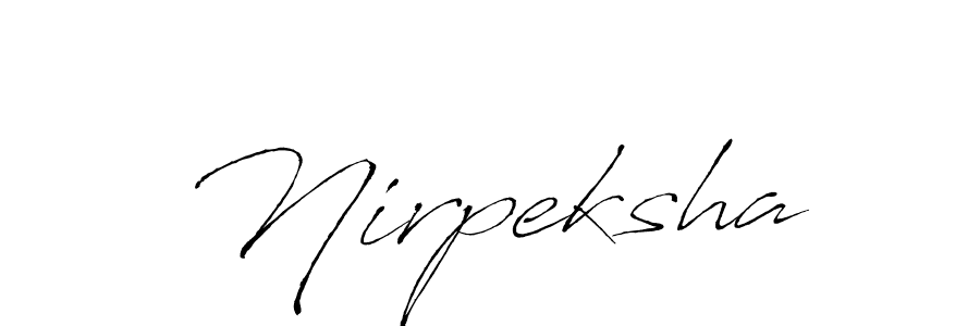 How to Draw Nirpeksha signature style? Antro_Vectra is a latest design signature styles for name Nirpeksha. Nirpeksha signature style 6 images and pictures png