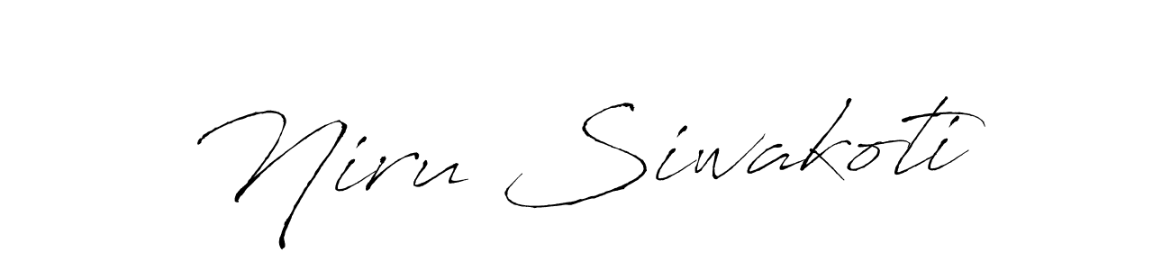 Also we have Niru Siwakoti name is the best signature style. Create professional handwritten signature collection using Antro_Vectra autograph style. Niru Siwakoti signature style 6 images and pictures png