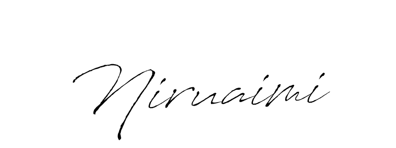 Create a beautiful signature design for name Niruaimi. With this signature (Antro_Vectra) fonts, you can make a handwritten signature for free. Niruaimi signature style 6 images and pictures png