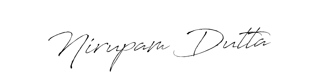 Use a signature maker to create a handwritten signature online. With this signature software, you can design (Antro_Vectra) your own signature for name Nirupam Dutta. Nirupam Dutta signature style 6 images and pictures png