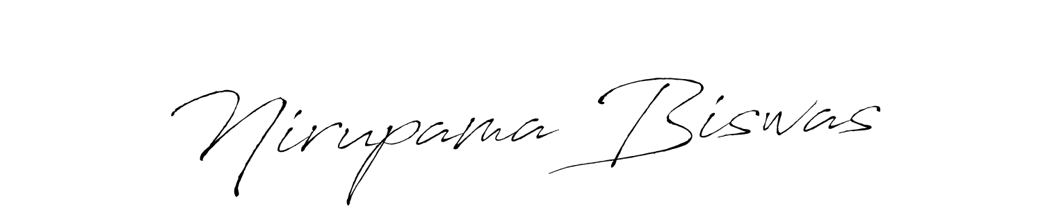 Design your own signature with our free online signature maker. With this signature software, you can create a handwritten (Antro_Vectra) signature for name Nirupama Biswas. Nirupama Biswas signature style 6 images and pictures png