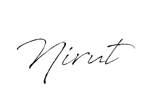 Create a beautiful signature design for name Nirut. With this signature (Antro_Vectra) fonts, you can make a handwritten signature for free. Nirut signature style 6 images and pictures png