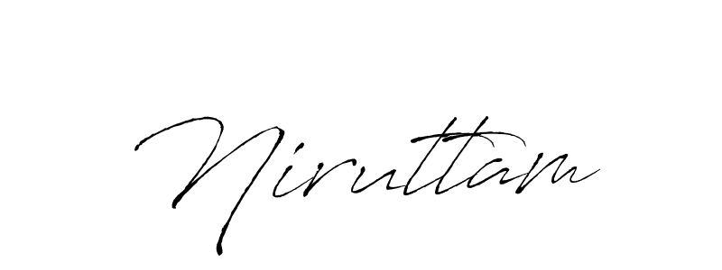 if you are searching for the best signature style for your name Niruttam. so please give up your signature search. here we have designed multiple signature styles  using Antro_Vectra. Niruttam signature style 6 images and pictures png