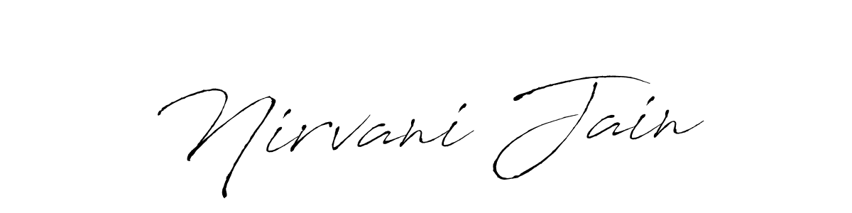 Use a signature maker to create a handwritten signature online. With this signature software, you can design (Antro_Vectra) your own signature for name Nirvani Jain. Nirvani Jain signature style 6 images and pictures png