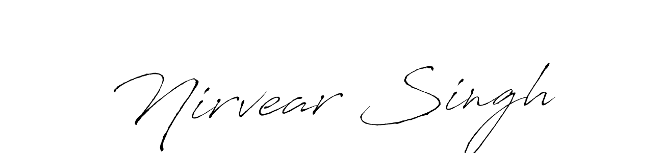 Use a signature maker to create a handwritten signature online. With this signature software, you can design (Antro_Vectra) your own signature for name Nirvear Singh. Nirvear Singh signature style 6 images and pictures png