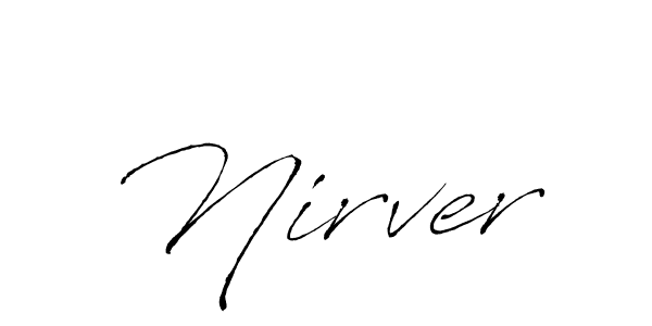 Use a signature maker to create a handwritten signature online. With this signature software, you can design (Antro_Vectra) your own signature for name Nirver. Nirver signature style 6 images and pictures png