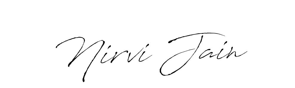 Also we have Nirvi Jain name is the best signature style. Create professional handwritten signature collection using Antro_Vectra autograph style. Nirvi Jain signature style 6 images and pictures png