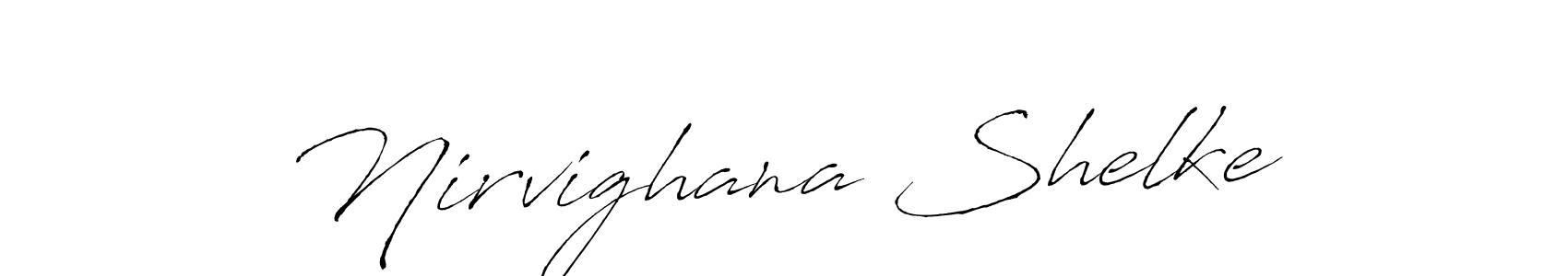 This is the best signature style for the Nirvighana Shelke name. Also you like these signature font (Antro_Vectra). Mix name signature. Nirvighana Shelke signature style 6 images and pictures png