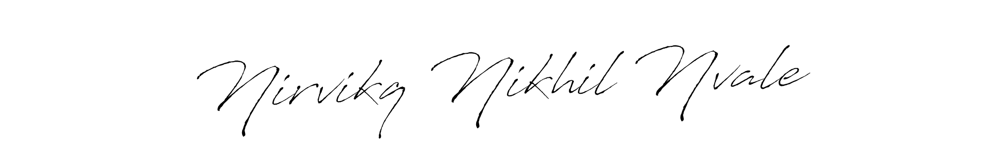 Also You can easily find your signature by using the search form. We will create Nirvikq Nikhil Nvale name handwritten signature images for you free of cost using Antro_Vectra sign style. Nirvikq Nikhil Nvale signature style 6 images and pictures png